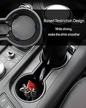 Amazon.com: Car Cup Holder Insert Fit for Cadillac XT5 XT6 CT4